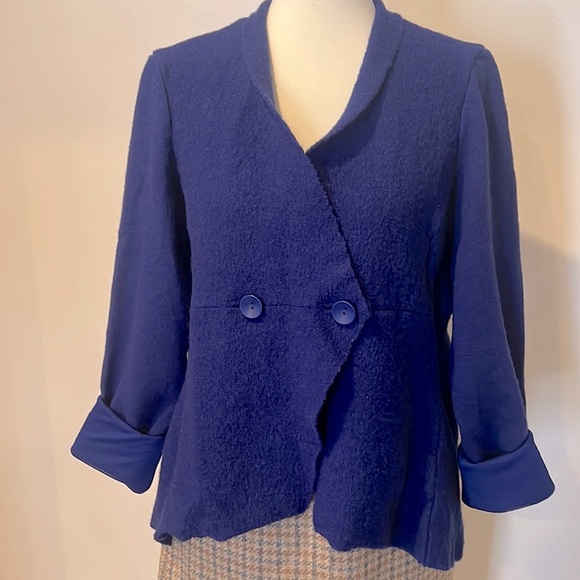 linea Domani Jackets & Blazers - Linea Domani limited, edition, wool light weight spring blazer amazing colour